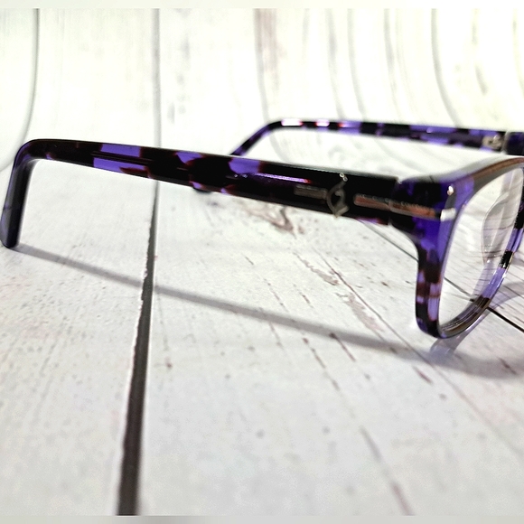 NEW Baby Phat Eyeglass Frame, Purple tortoise, petite glasses unisex 50-16-135 - Picture 4 of 4